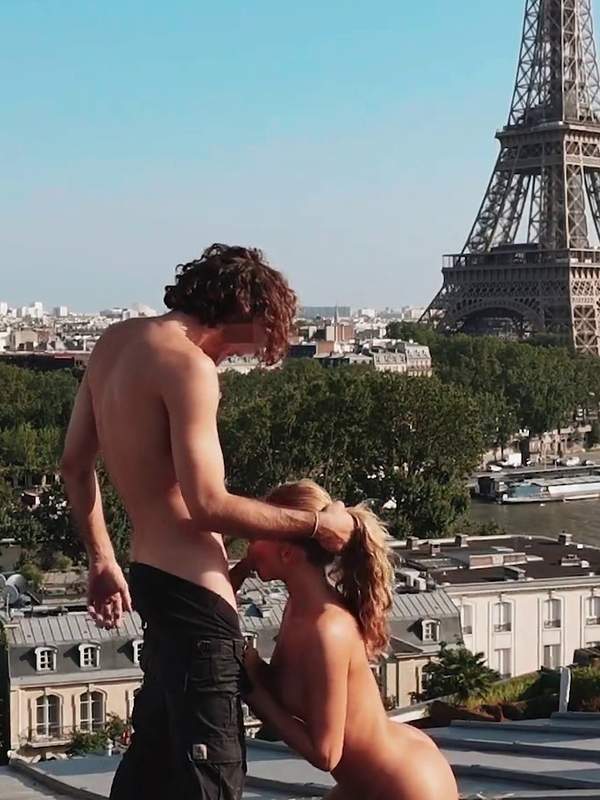 Blonde Amateure lutschen in Paris