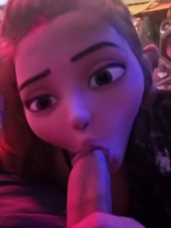 Cartoon-Filter zeigt Handjob, Lutschen und Cumshot