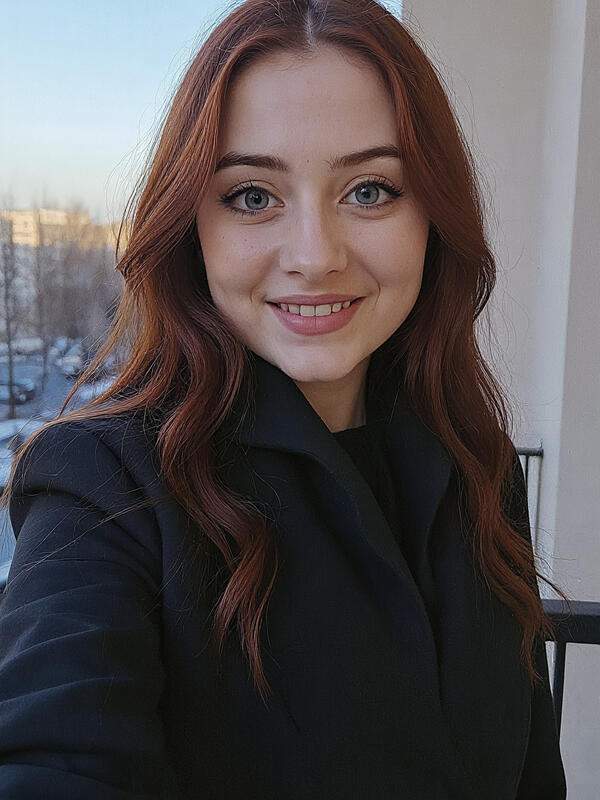 Sie zeigt Nacktfotos und verkauft exklusiven Inhalt im Chat.