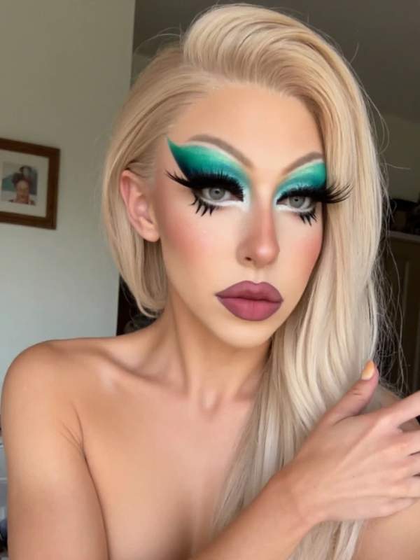 Drag Queen zeigt Stolz zwischen den Beinen